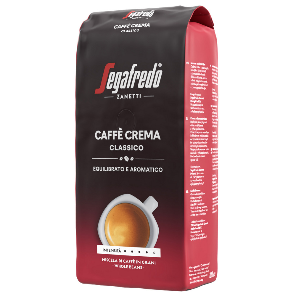 SEGAFREDO CAFFE CREMA CLASSICO 1 KG ZNRKOVA KAVA