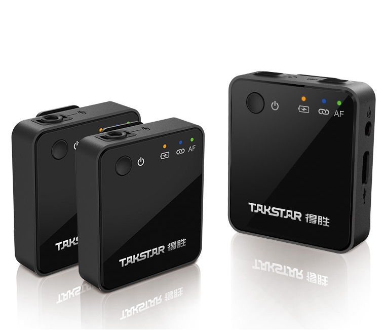 TAKSTAR V1 DUAL WIRELESS VIDEO MICROPHONE (OTG)