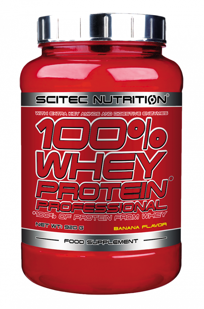 SCITEC 100% WHEY PROTEIN PROFESSIONAL 920G BANAN