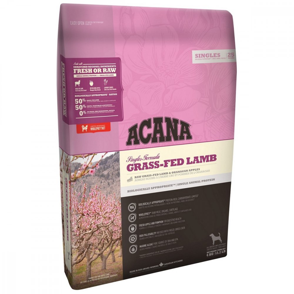 ACANA GRASS-FED LAMB 11,4 KG SINGLES