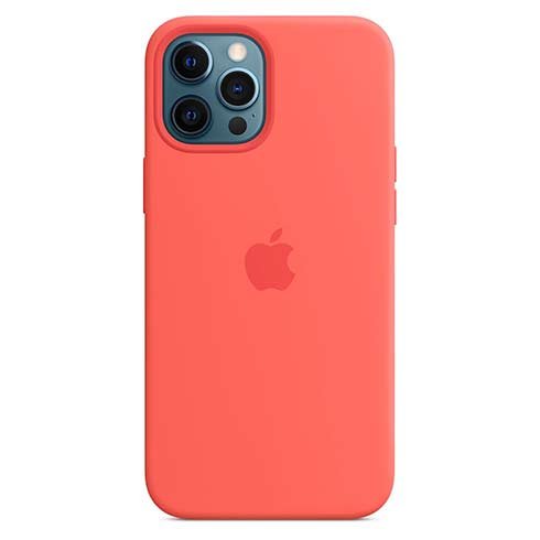 Obrázok Apple iPhone 12 Pro Max Silikonový kryt s MagSafe citrusové růžový (MHL93ZM/A)