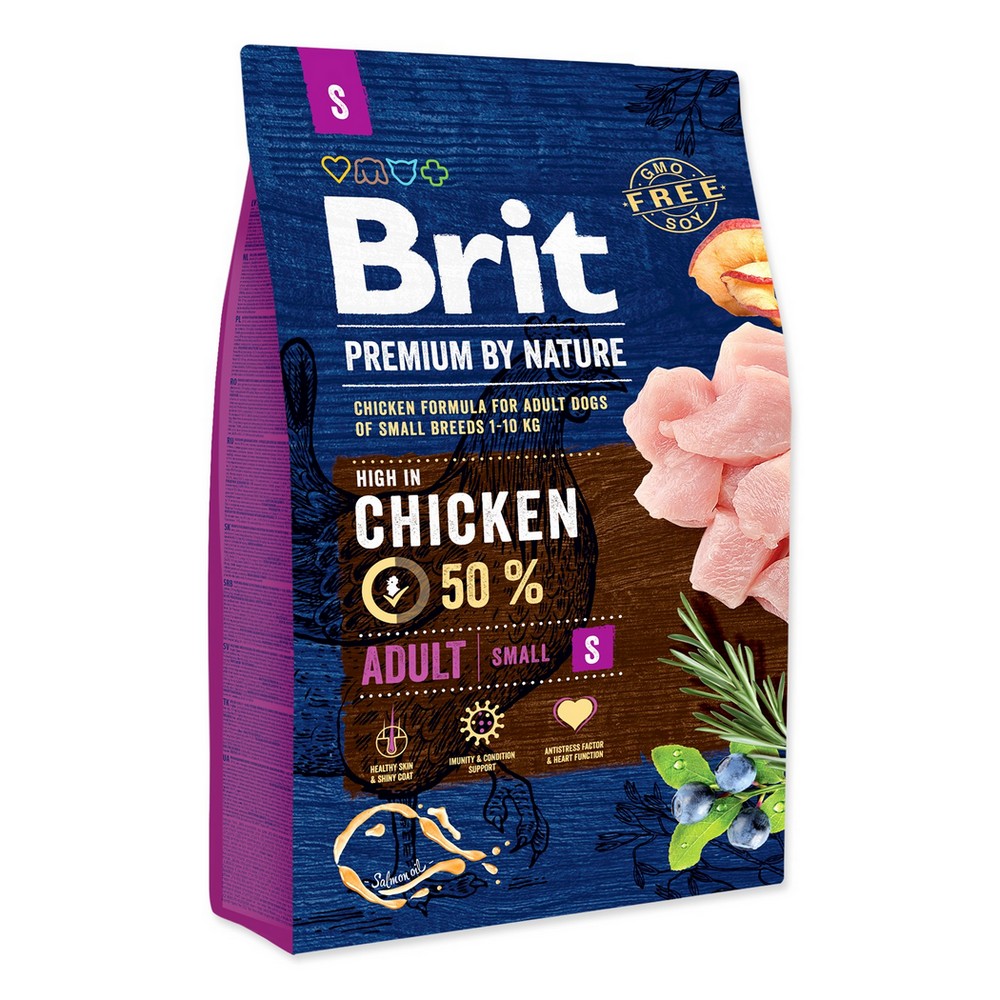 Obrázok Brit Premium Dog by Nature Adult S 3kg