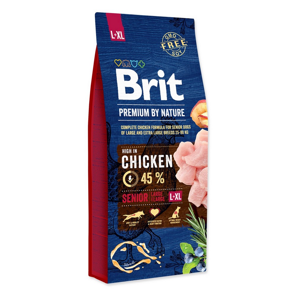 BRIT PREMIUM BY NATURE SENIOR L+XL 15 KG (294-170829)