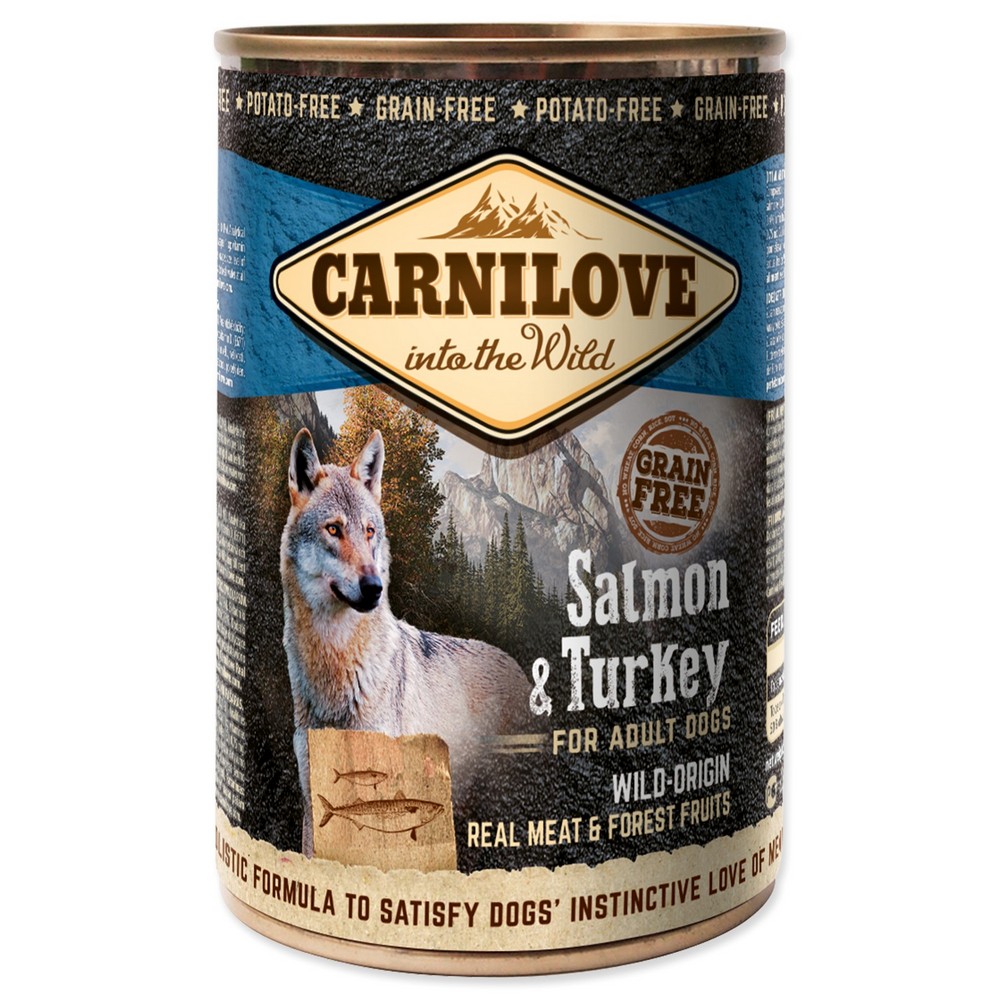 CARNILOVE DOG WILD MEAT SALMON AND TURKEY 400G (294-111197)