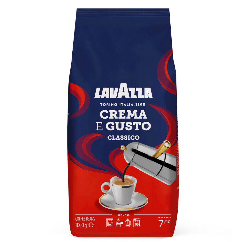 LAVAZZA CREMA E GUSTO CLASSICO ZRNKOVA KAVA, 1 KG