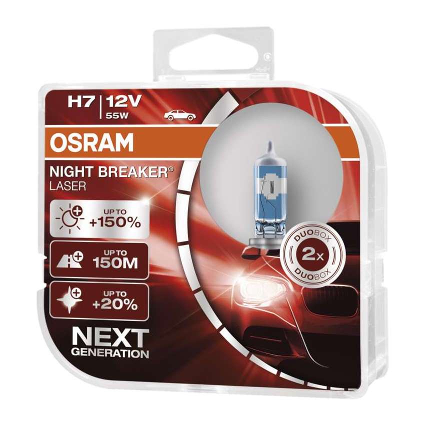 OSRAM H7 NIGHT BREAKER LASER 12V 55W 64210 AUTOZIAROVKA, C2605.4