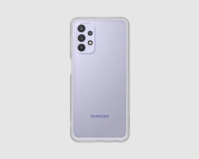 SAMSUNG EF-QA326TTE PRE A32 5G POLOPRIEHLADNY ZADNY KRYT