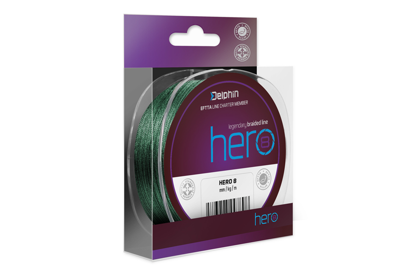 Obrázok Delphin HERO 8 / zelená 0,20mm 14,10kg 117m