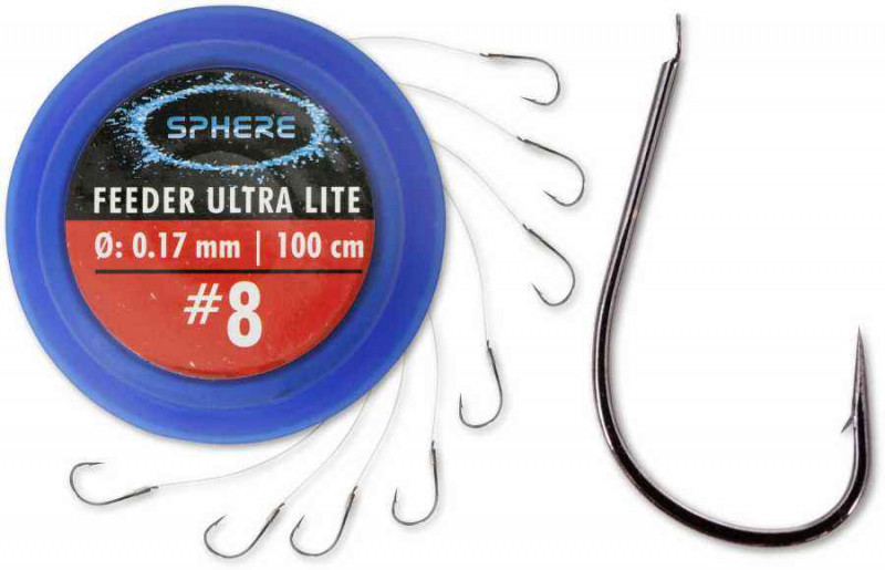 Obrázok Hotové feeder nadväzce Browning SPHERE 100cm 8ks Priemer: 0,14mm/2,05kg háčik: 12