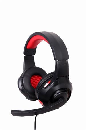 Obrázok Sluchátka s mik Gembird GHS-U-5.1-01, gaming, 5.1 surround, černo-červená, USB