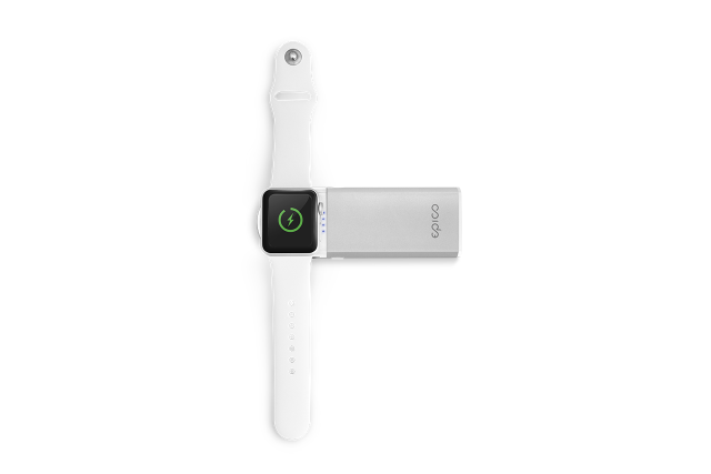 Obrázok EPICO POWER BAR - silver 5 200 mAh pre Apple Watch/ iPhone