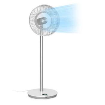 KLARSTEIN WHISPERWIND, STOJANOVY VENTILATOR, 12" (30,5 CM), 9 LOPATIEK, 30 W MAX., BIELY, 10034671