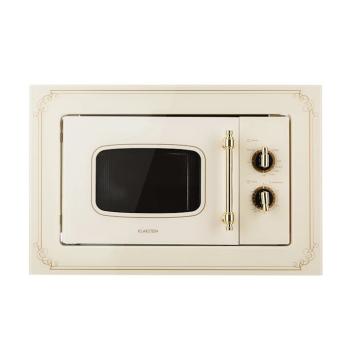 KLARSTEIN VICTORIA 20, VSTAVANA MIKROVLNNA RURA, 20 L, 800 W, GRIL: 1000 W, SLONOVA KOST 10032592