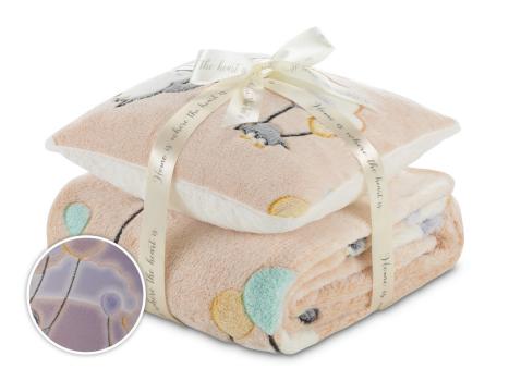 DORMEO DETSKY HREJIVY SET WARM HUG 130X190, RUZOVY