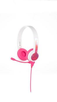 BUDDYPHONES STUDYBUDDY - DETSKE SLUCHADLA S MIKROFONOM, RUZOVE