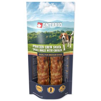 ONTARIO PROTEIN ZUVACI PAMLSOK MALA ROLKA S KURACIM 2 KS 12,7 CM