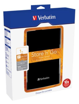 VERBATIM 2,5" 1TB USB3.0 BLACK