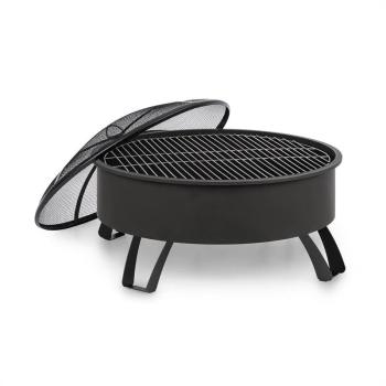 BLUMFELDT OREOS, 2V1 NADOBA NA OHEN A GRIL, 75CM OCHRANA PRED ISKRAMI, 68CM GRIL, CIERNA, 10033381