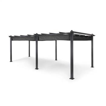 BLUMFELDT PANTHEON, PERGOLA, PRISTRESOK, 3 X 6 M, HLINIK, STRIESKA PROTI SLNKU, SIVA, 10031885