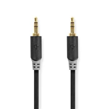 NEDIS ND-CABW22000AT50 STEREO AUDIO KABEL, 3,5MM, ZASTRCKA, 3,5MM ZASTRCKA, POZLATENA, 5M