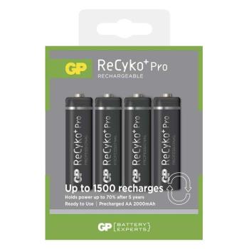 GP NABIJACIE BATERIE RECYKO+ PRO PROFESSIONAL AA, 4KS BLISTER, B08274