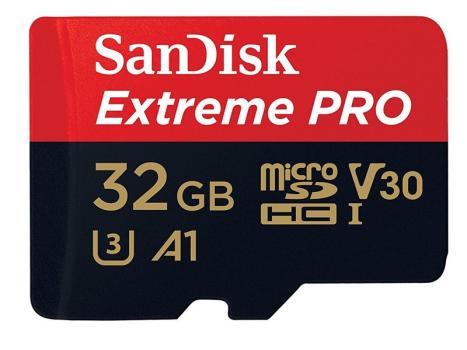 SANDISK EXTREME PRO MICROSDHC 32GB 100MB/S + ADAPTER