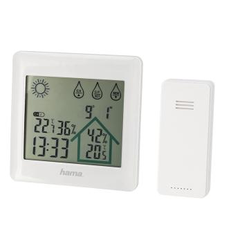 HAMA 186412 ACTION, ELEKTRONICKA METEOSTANICA, BIELA