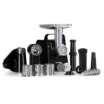 KLARSTEIN MIGHTY MINCE 500, ELEKTRICKY MLYNCEK NA MASO, 1361W, 3 OCELOVE PERFOROVANE DISK, 10036477
