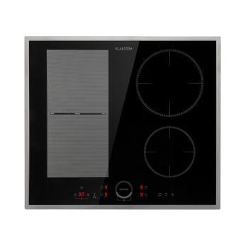 KLARSTEIN DELICATESSA 60 HYBRID PRIME, VARNA DOSKA, INDUKCIA, 4 ZON, 7000 W, CIERNA, 10035268