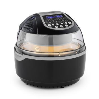 KLARSTEIN VITAIR TURBO SMART, TEPLOVZDUSNA FRITEZA, 1400 W, 10 L, 20 PROGRAMOV, CIERNA, 10032732