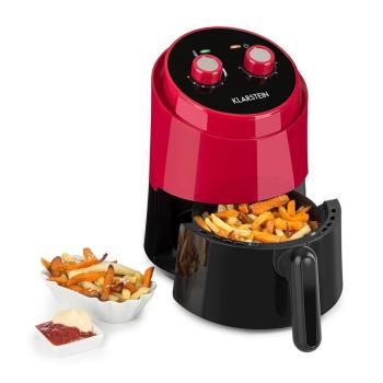 KLARSTEIN WEL AIR FRY, TEPLOVZDUSNA FRITEZA, 1230W, POISTKA PRED PREHRIATIM, 1,5L, CERVENA, 10031969