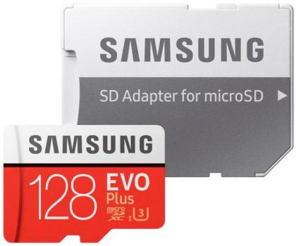 SAMSUNG MICRO SDXC 128GB EVO PLUS + SD ADAPTER, MB-MC128HA/EU