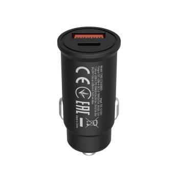 CANYON C-20B03,VYSOKORYCHLOSTNA AUTONABIJACKA,1XUSB-C,30W PD,1XUSB-A,18W QC 3.0,CIERNA CNS-CCA20B03