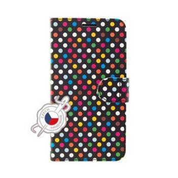 FIXED FIXFIT-427-RAD PRE APPLE IPHONE 11 PRO MAX PUZDRO TYPU KNIHA FIT, MOTIV RAINBOW DOTS