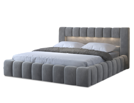 ELTAP POSTEL LAMICA 160X200 + KOVOVY STOJAN/PODSTAVEC/KONTAJNER, MONOLITH 85, GRAY, 27059