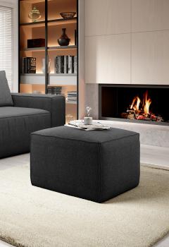 ELTAP SILLA PUF, VERO 10, BLACK, 29837