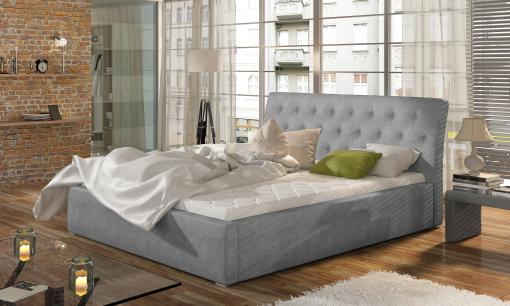 ELTAP MILANO 180X200 + DREVENY KARKAS, PAROS 05, GRAY, 28224