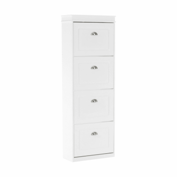 KONDELA SEBER TYP 3 BOTNIK, 4-RADOVY, BIELA