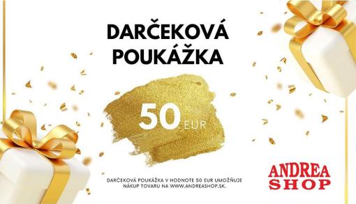 DARCEKOVA POUKAZKA 50 EUR - DIGITALNY PRODUKT