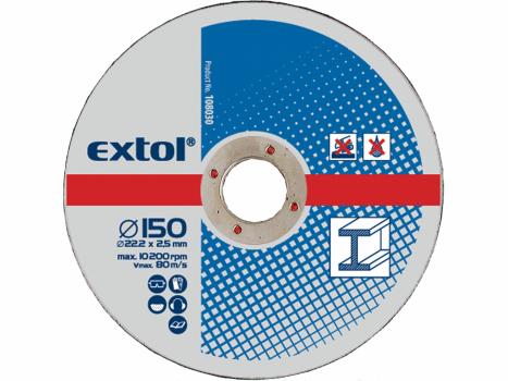 Kotúč rezný na kov 5ks, 150x2,5mm