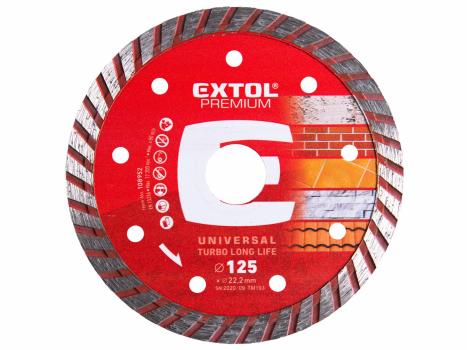 Kotúč rezný diamantový Turbo Long Life, 125mm