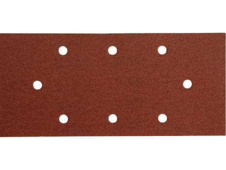 Brúsny papier na suchý zips 10ks, 8 otvorov, 93x190mm, P40