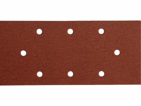 Brúsny papier na suchý zips 10ks, 8 otvorov, 93x190mm, P80