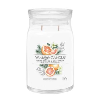 YANKEE CANDLE 1629992E WHITE SPRUCE & GRAPEFRUIT VELKA SVIECKA SIGNATURE, 567G