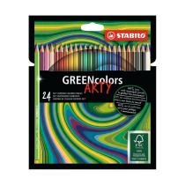 STABILO PASTELKY GREENCOLORS ARTY 24 KS