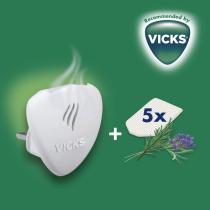 VICKS VH1700JUVEMEAV1 NEW VONNY DIFUZER S 2 VONNYMI VANKUSIKMI, ROZMARIN/LEVANDULA