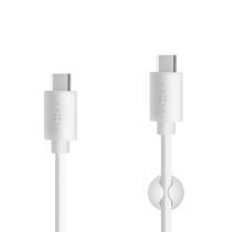 FIXED FIXD-CC-WH DATOVY A NABIJACI KABEL S KONEKTORMI USB-C/USB-C A PODP. PD,1 M,USB 2.0,BIELY