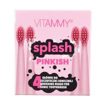 VITAMMY SPLASH, NAHRADNE NASADY NA ZUBNE KEFKY SPLASH, RUZOVA, 4 KS