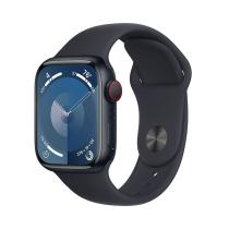 APPLE WATCH SERIES 9 GPS + CELLULAR 41MM MIDNIGHT ALUMINIUM CASE MIDNIGHT SPORTBAND-S/M,MRHR3QC/A