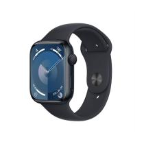 APPLE WATCH SERIES 9 GPS 45MM MIDNIGHT ALUMINIUM CASE WITH MIDNIGHT SPORT BAND - S/M, MR993QC/A